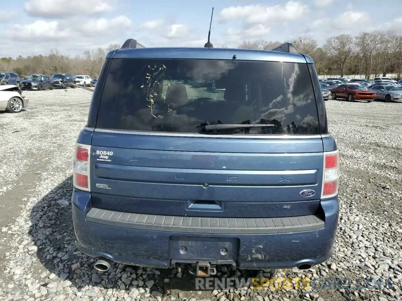 6 Photograph of a damaged car 2FMGK5C81KBA06894 FORD FLEX 2019