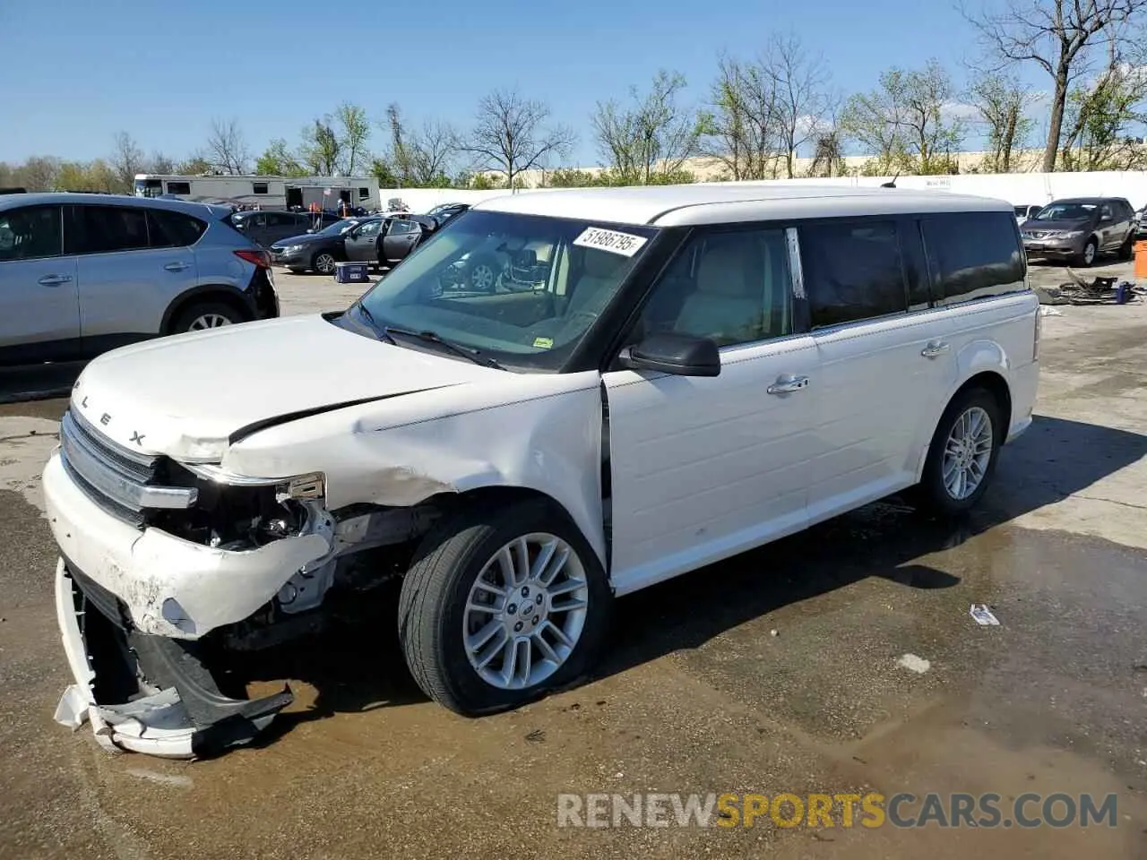 1 Photograph of a damaged car 2FMGK5C83KBA01423 FORD FLEX 2019