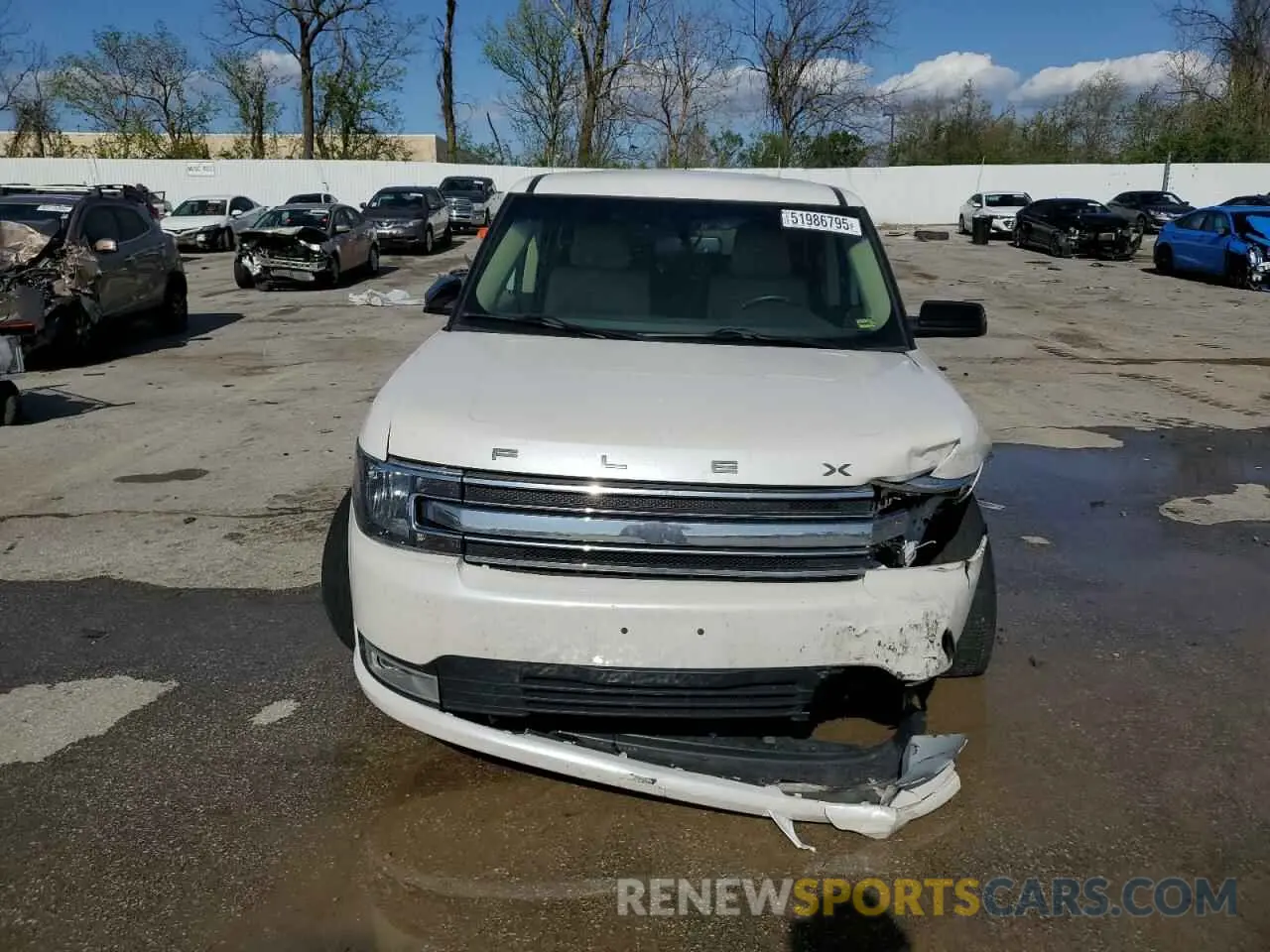 5 Photograph of a damaged car 2FMGK5C83KBA01423 FORD FLEX 2019