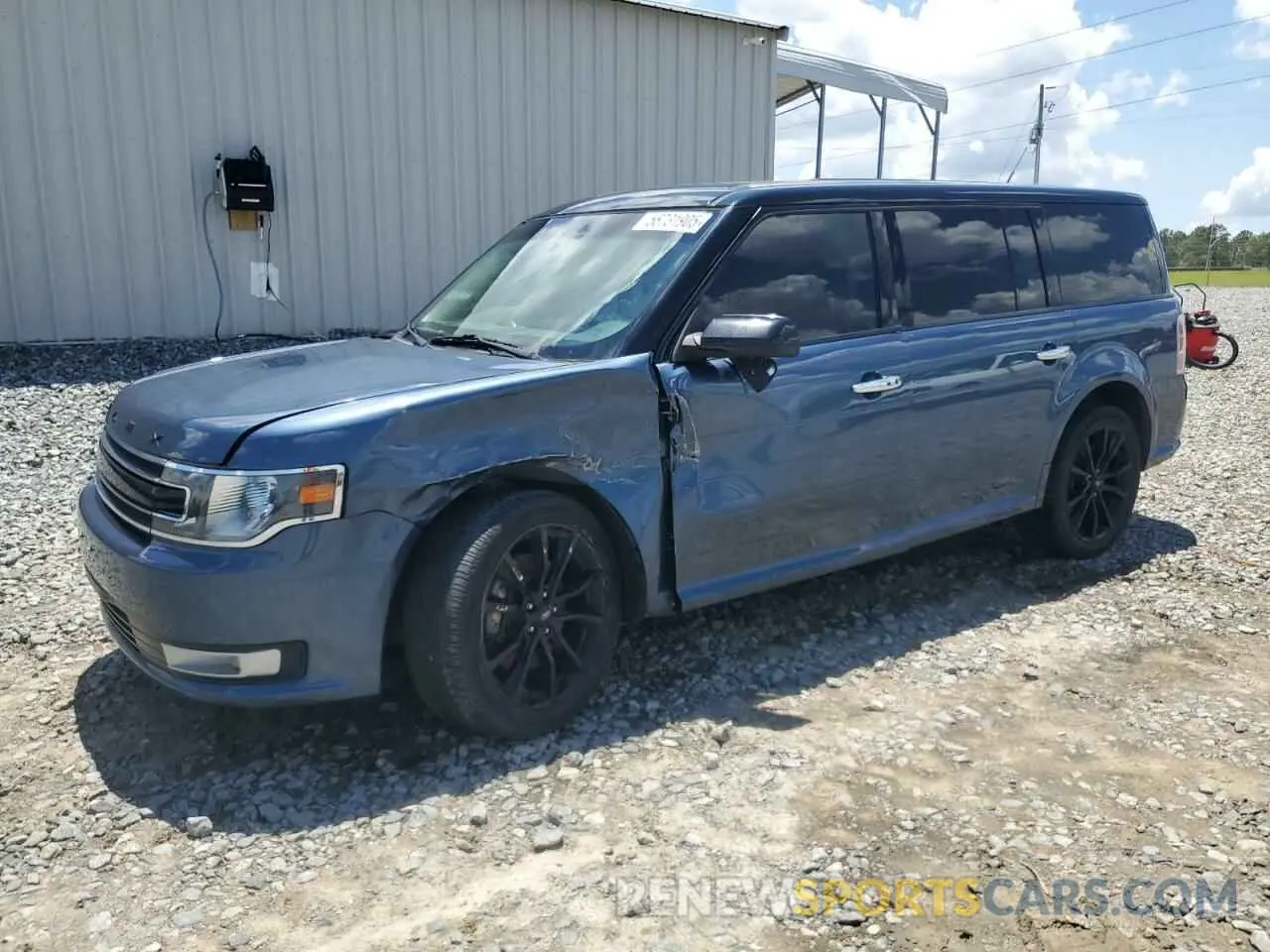 1 Photograph of a damaged car 2FMGK5C83KBA10056 FORD FLEX 2019