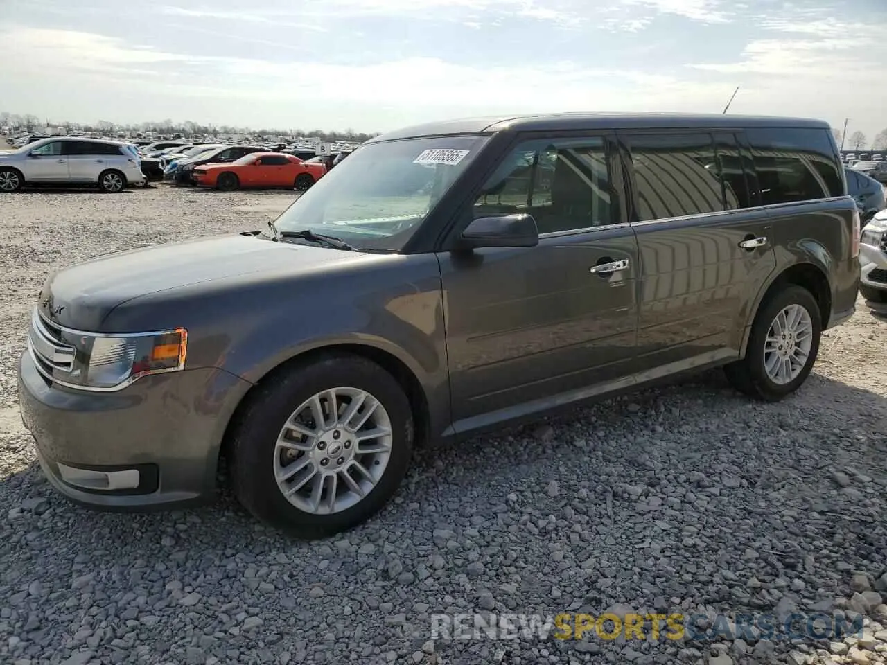 1 Photograph of a damaged car 2FMGK5C85KBA02332 FORD FLEX 2019