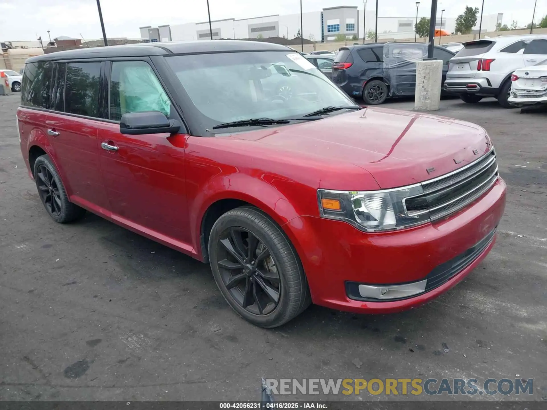 1 Photograph of a damaged car 2FMGK5C86KBA07992 FORD FLEX 2019