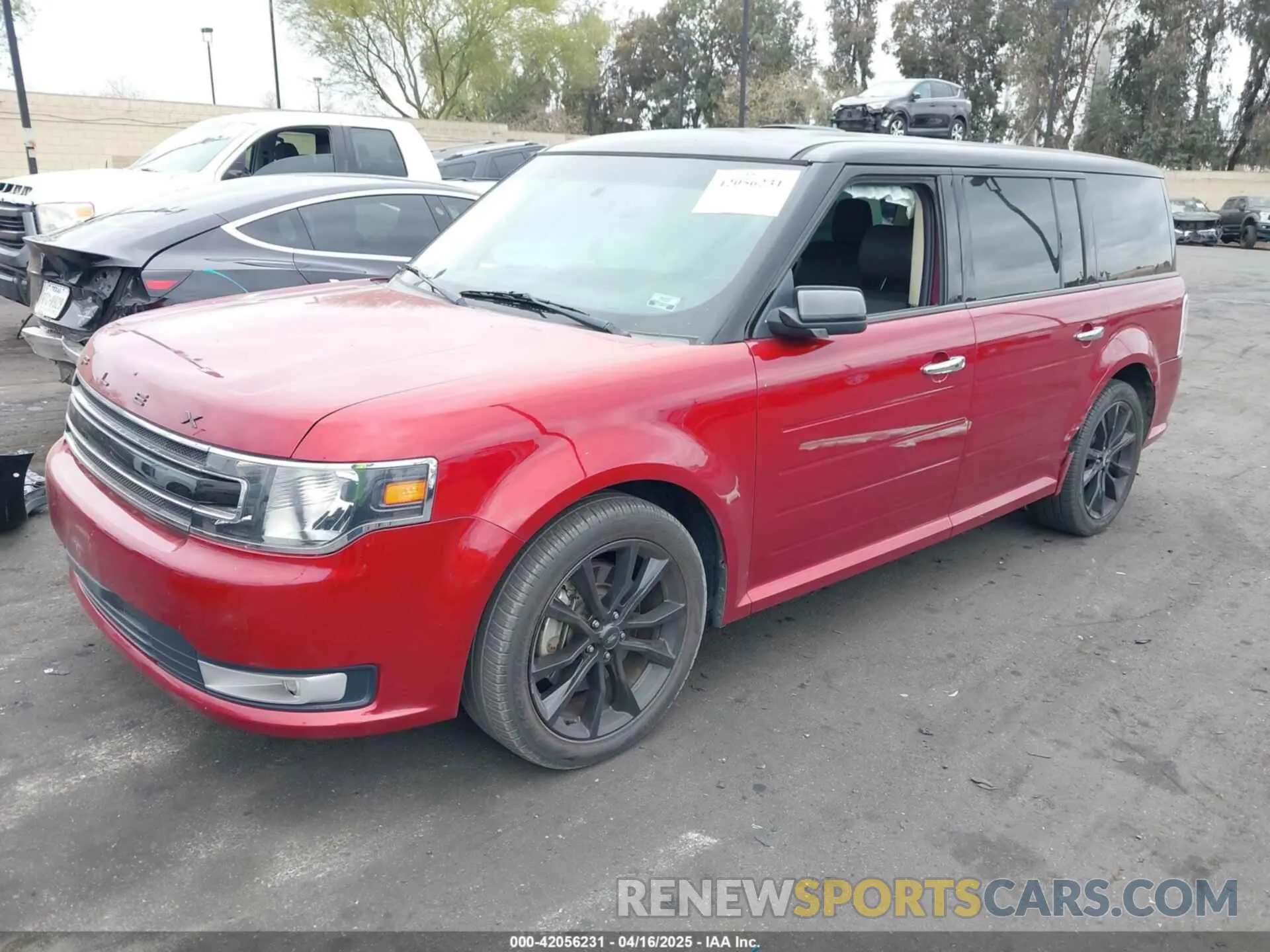 2 Photograph of a damaged car 2FMGK5C86KBA07992 FORD FLEX 2019