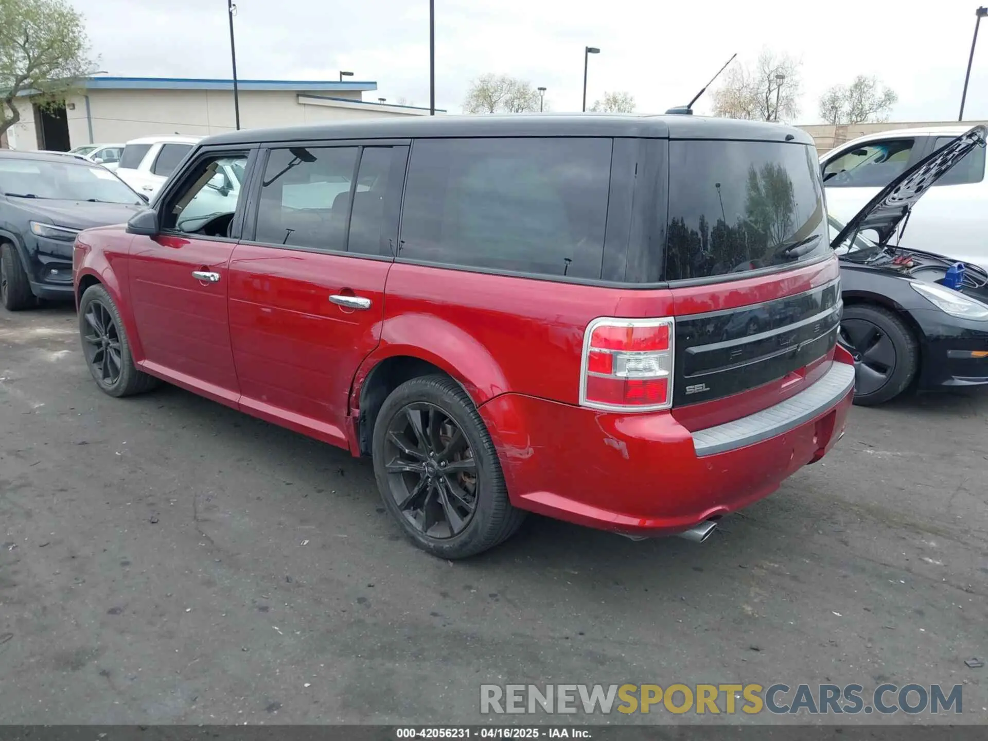 3 Photograph of a damaged car 2FMGK5C86KBA07992 FORD FLEX 2019