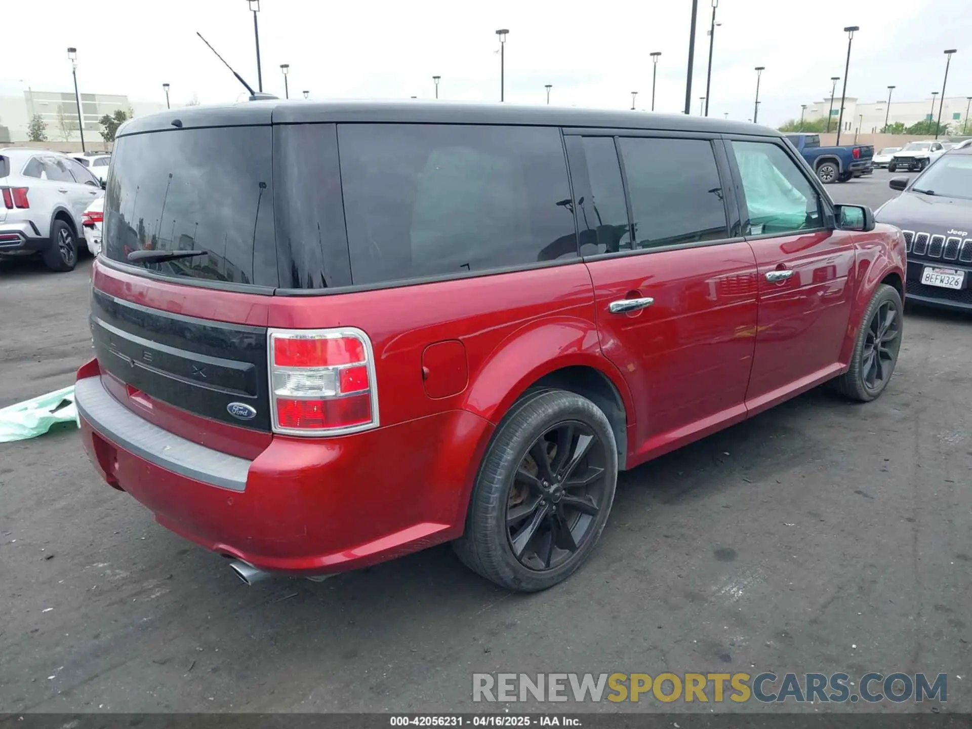 4 Photograph of a damaged car 2FMGK5C86KBA07992 FORD FLEX 2019