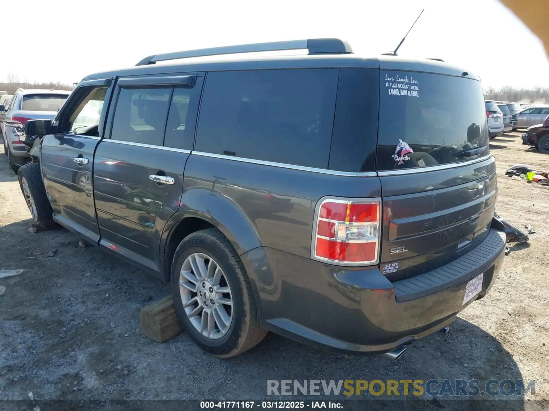 3 Photograph of a damaged car 2FMGK5C86KBA13937 FORD FLEX 2019