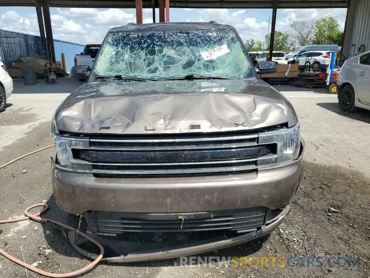 5 Photograph of a damaged car 2FMGK5C87KBA02980 FORD FLEX 2019