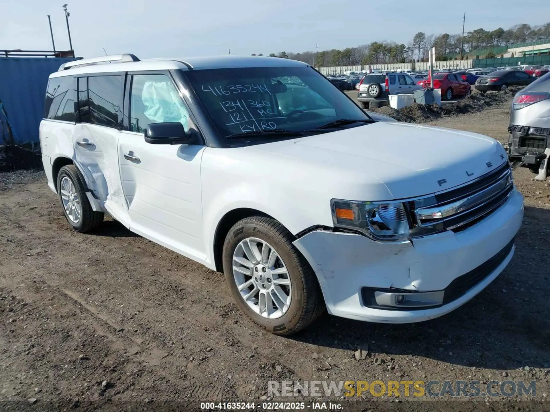 1 Photograph of a damaged car 2FMGK5C88KBA10375 FORD FLEX 2019