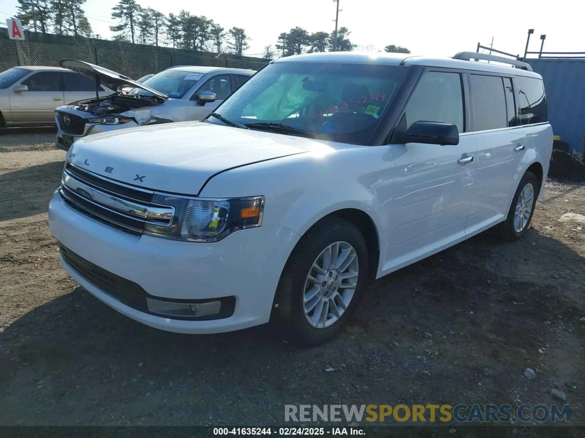 2 Photograph of a damaged car 2FMGK5C88KBA10375 FORD FLEX 2019