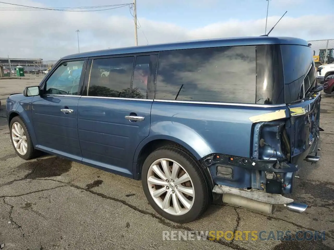 2 Photograph of a damaged car 2FMGK5C89KBA12118 FORD FLEX 2019