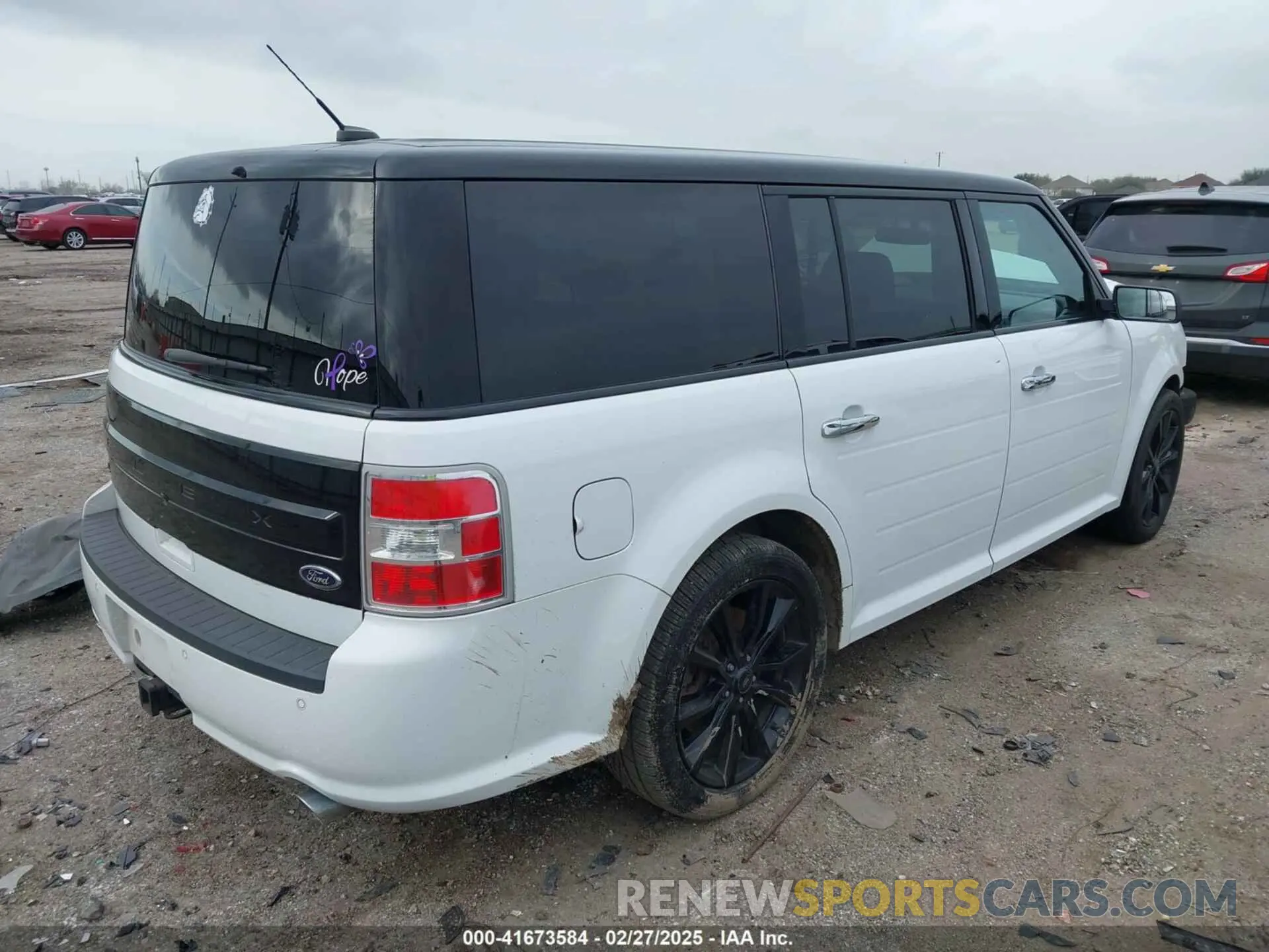 4 Photograph of a damaged car 2FMGK5C89KBA31963 FORD FLEX 2019