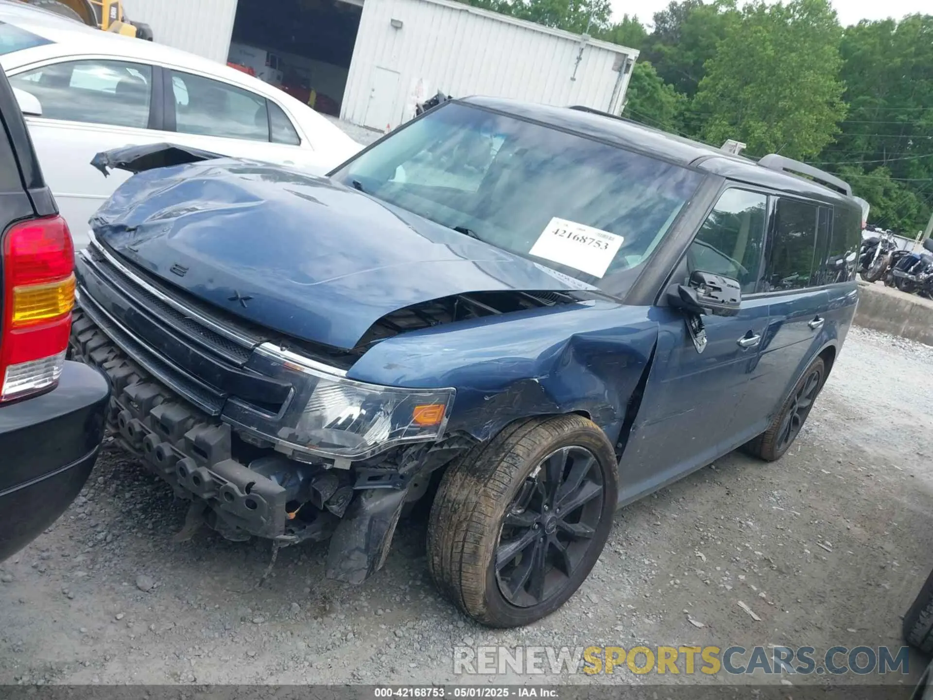 2 Photograph of a damaged car 2FMGK5C8XKBA09177 FORD FLEX 2019