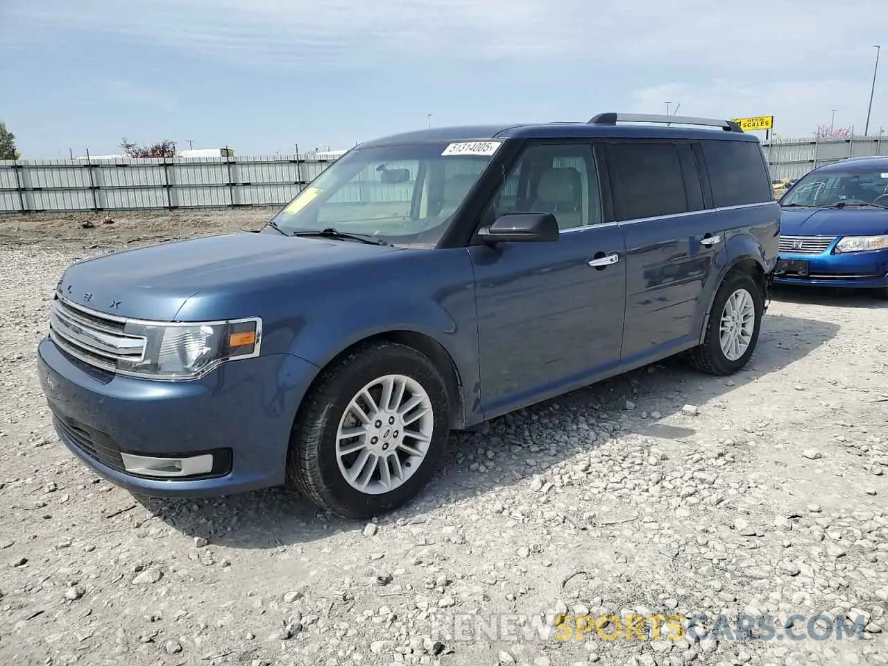 1 Photograph of a damaged car 2FMGK5C8XKBA24813 FORD FLEX 2019