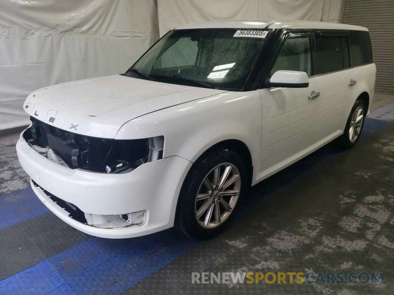 1 Photograph of a damaged car 2FMGK5D81KBA13598 FORD FLEX 2019