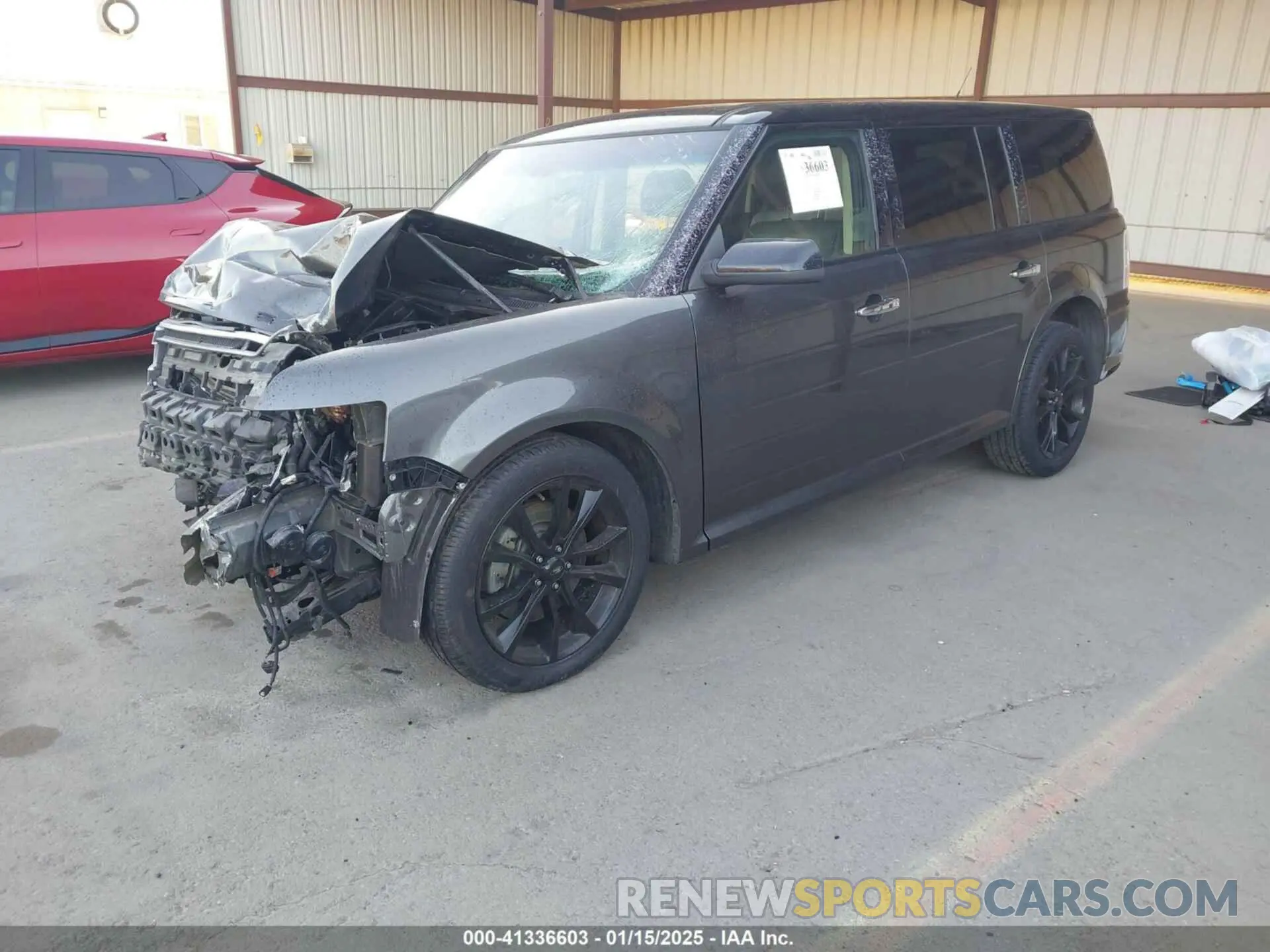 2 Photograph of a damaged car 2FMGK5D81KBA36878 FORD FLEX 2019