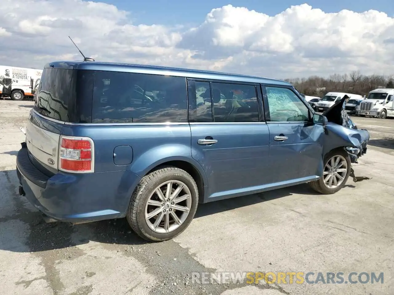 3 Photograph of a damaged car 2FMGK5D82KBA08801 FORD FLEX 2019