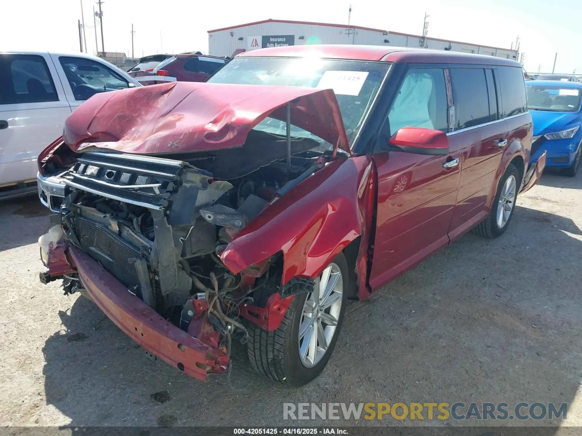 2 Photograph of a damaged car 2FMGK5D83KBA14624 FORD FLEX 2019