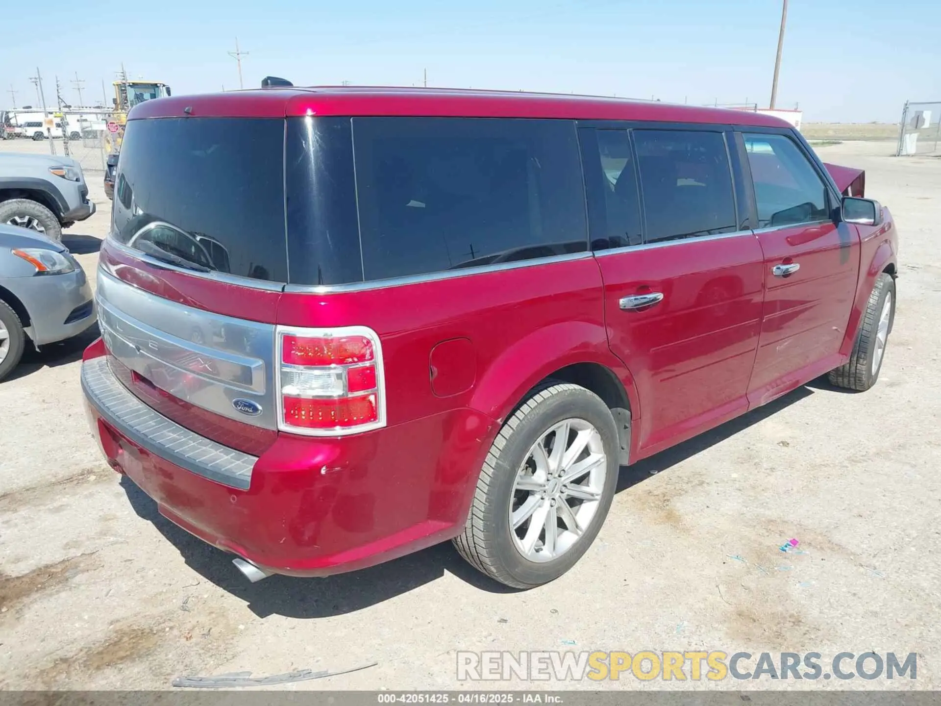 4 Photograph of a damaged car 2FMGK5D83KBA14624 FORD FLEX 2019