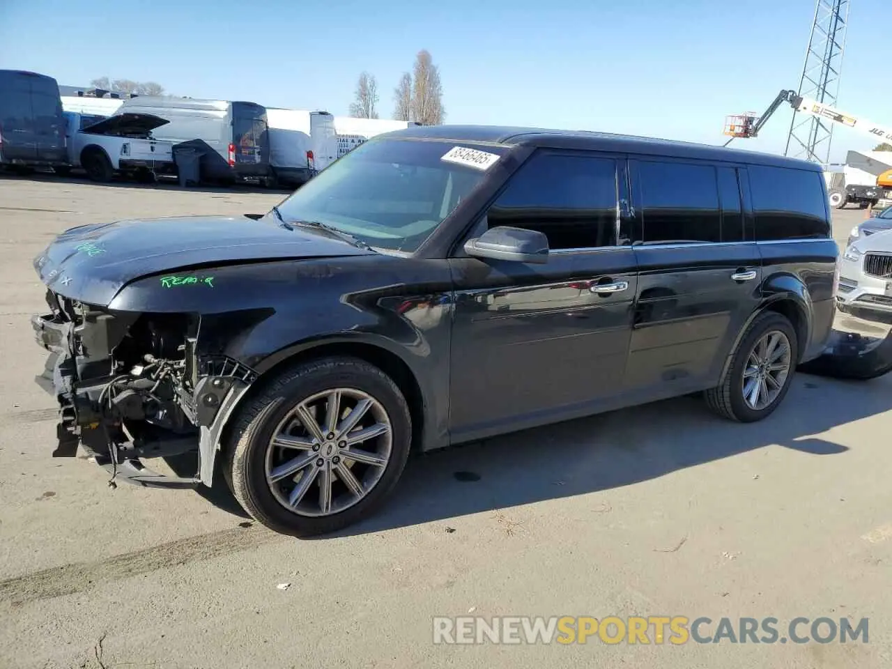 1 Photograph of a damaged car 2FMGK5D84KBA20304 FORD FLEX 2019