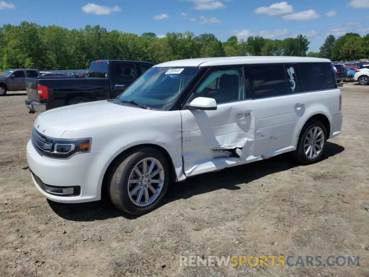 1 Photograph of a damaged car 2FMGK5D85KBA32140 FORD FLEX 2019