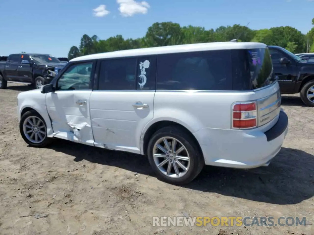 2 Photograph of a damaged car 2FMGK5D85KBA32140 FORD FLEX 2019