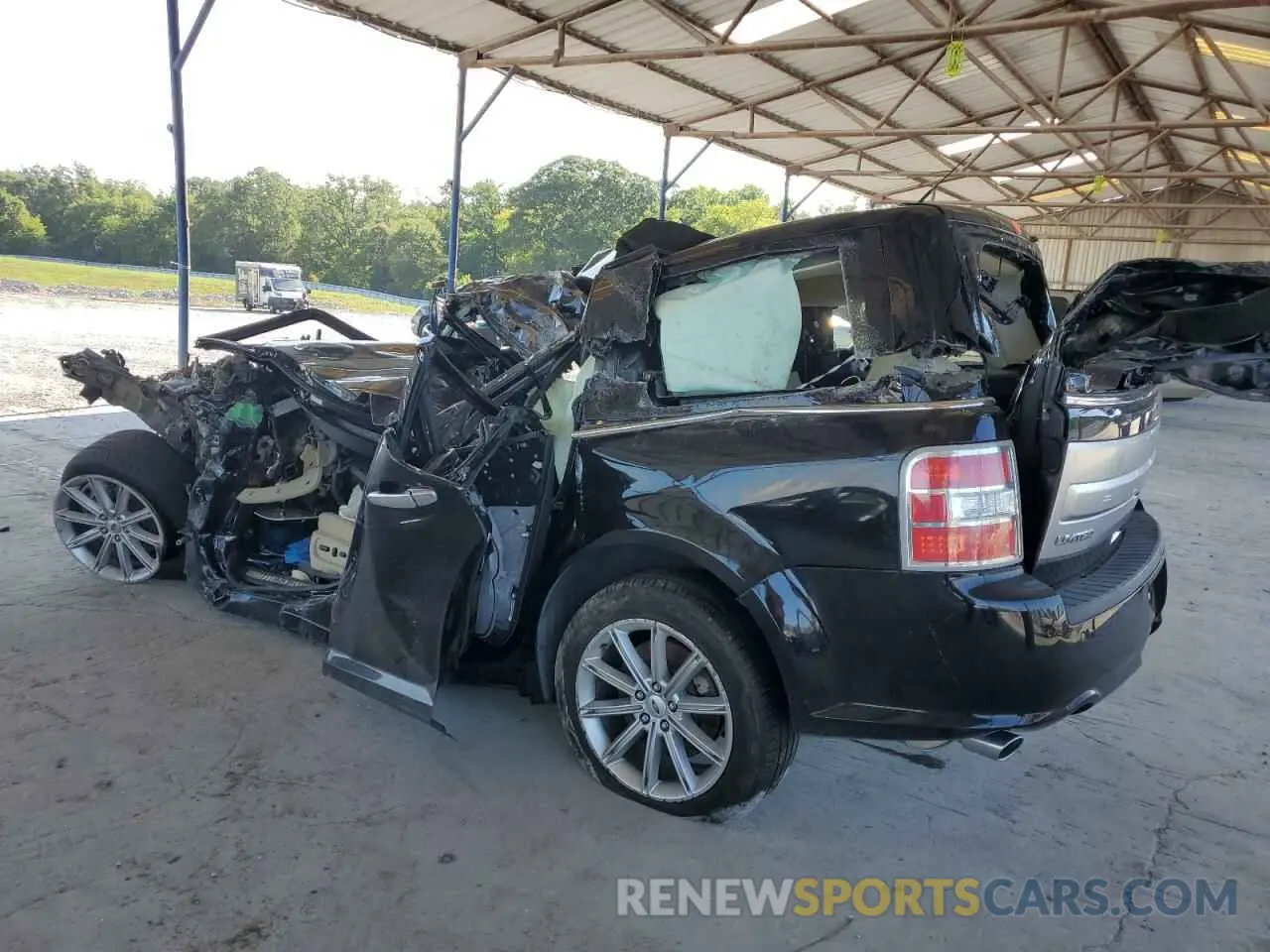 2 Photograph of a damaged car 2FMGK5D87KBA29711 FORD FLEX 2019
