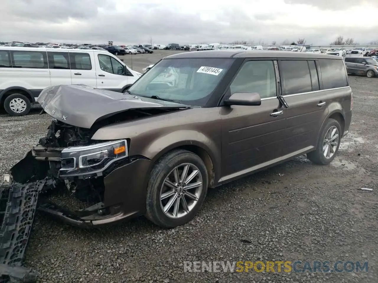 1 Photograph of a damaged car 2FMGK5D87KBA30311 FORD FLEX 2019