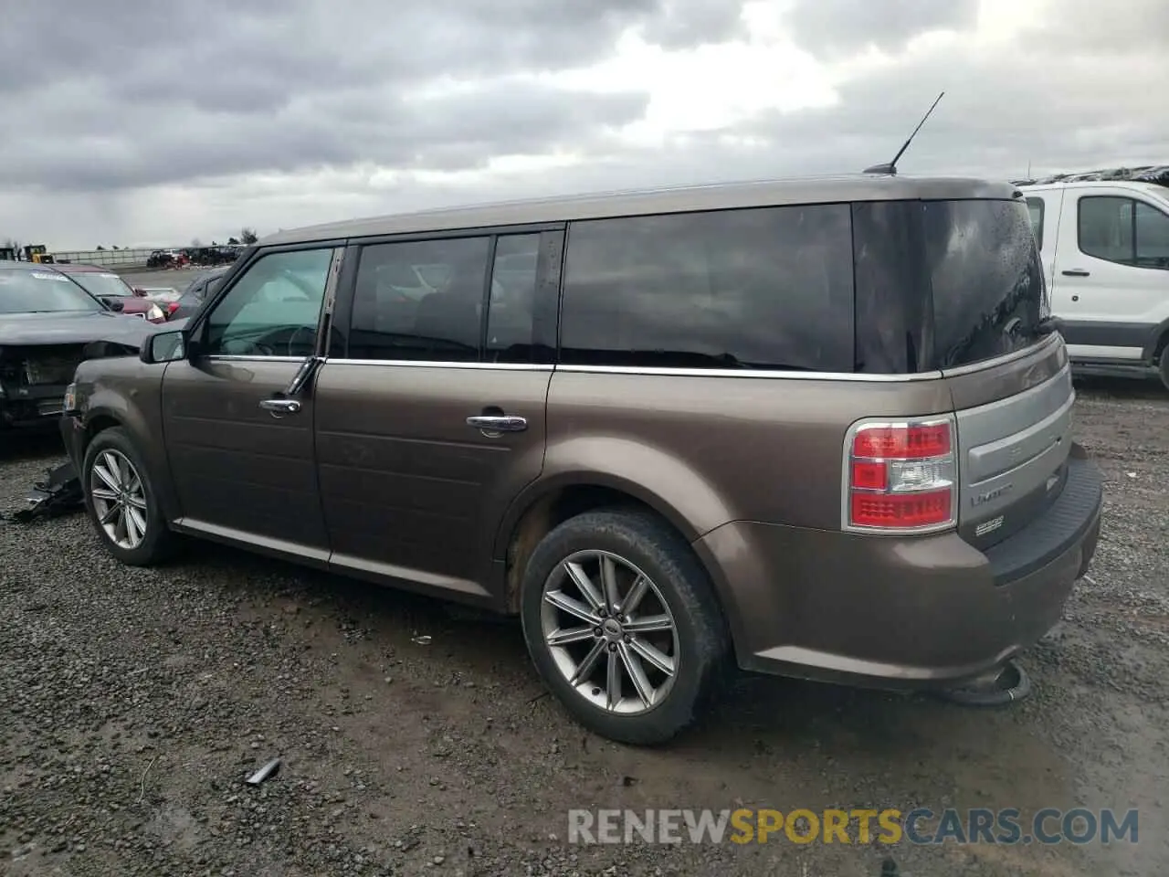 2 Photograph of a damaged car 2FMGK5D87KBA30311 FORD FLEX 2019