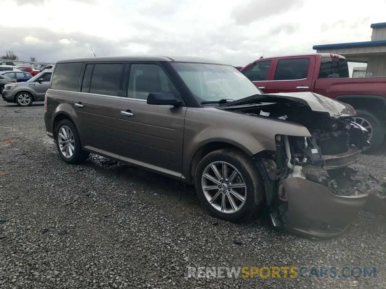4 Photograph of a damaged car 2FMGK5D87KBA30311 FORD FLEX 2019