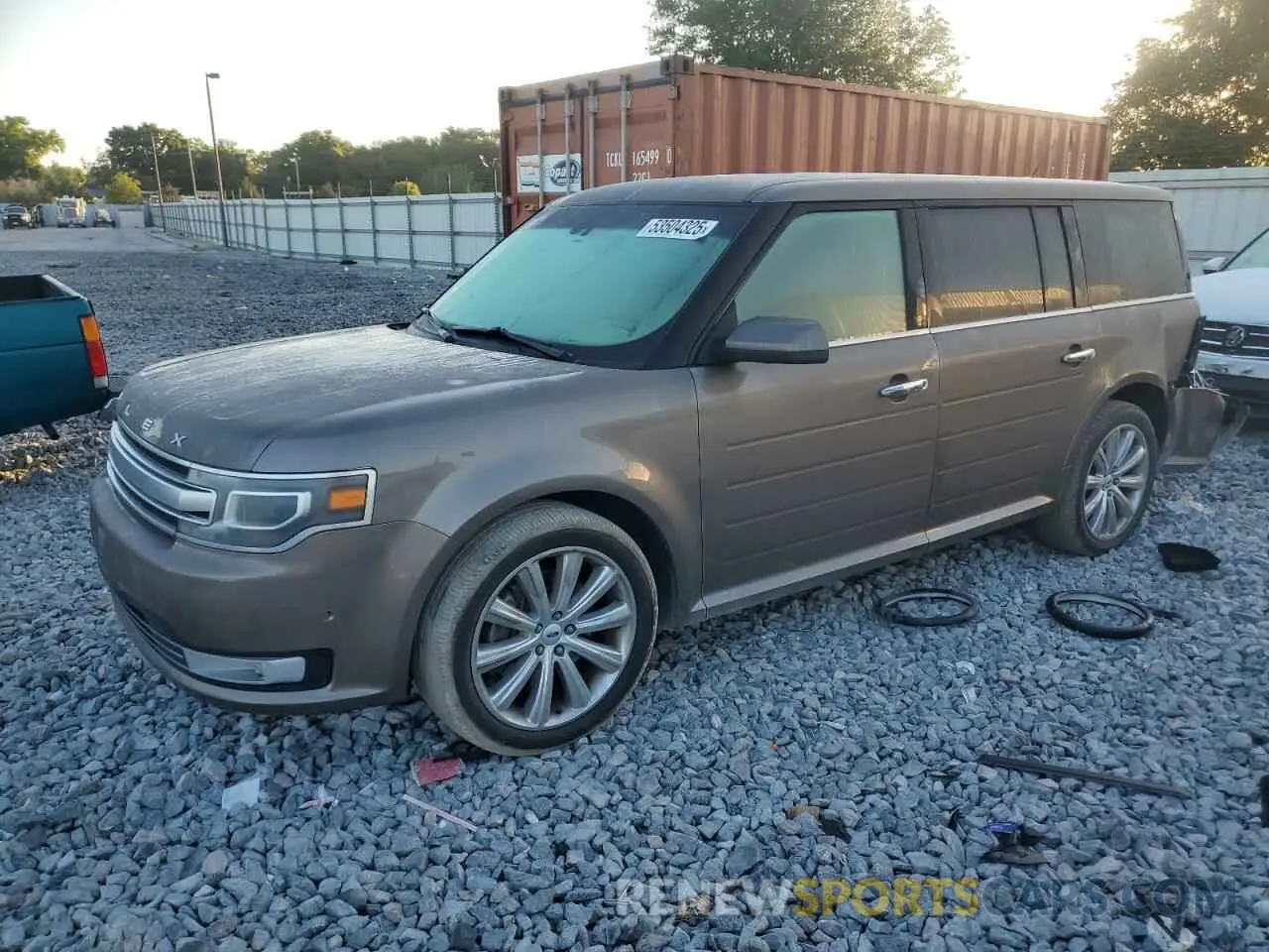 1 Photograph of a damaged car 2FMGK5D88KBA03442 FORD FLEX 2019