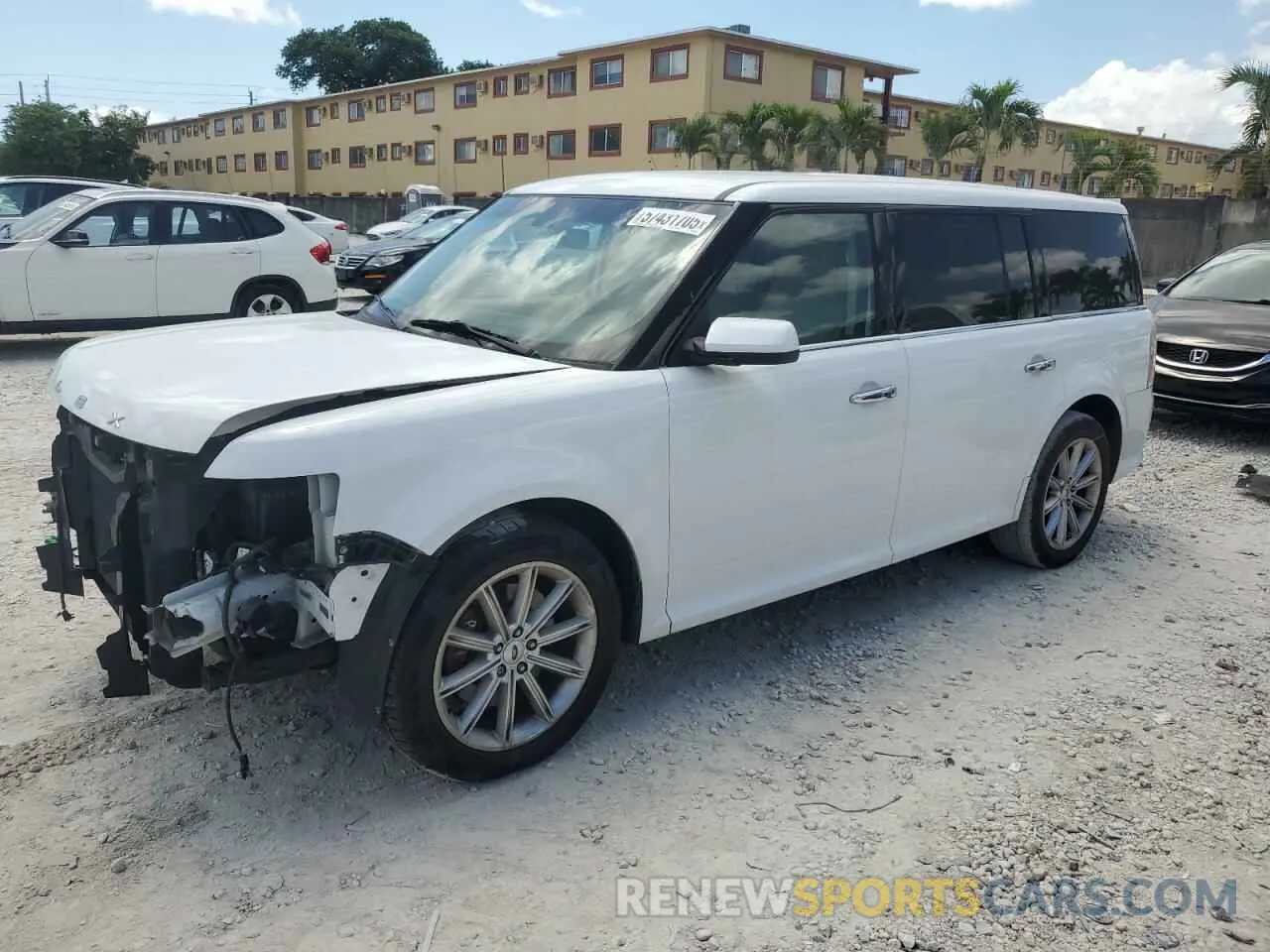 1 Photograph of a damaged car 2FMGK5D88KBA04221 FORD FLEX 2019