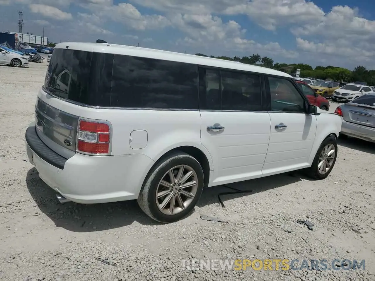 3 Photograph of a damaged car 2FMGK5D88KBA04221 FORD FLEX 2019