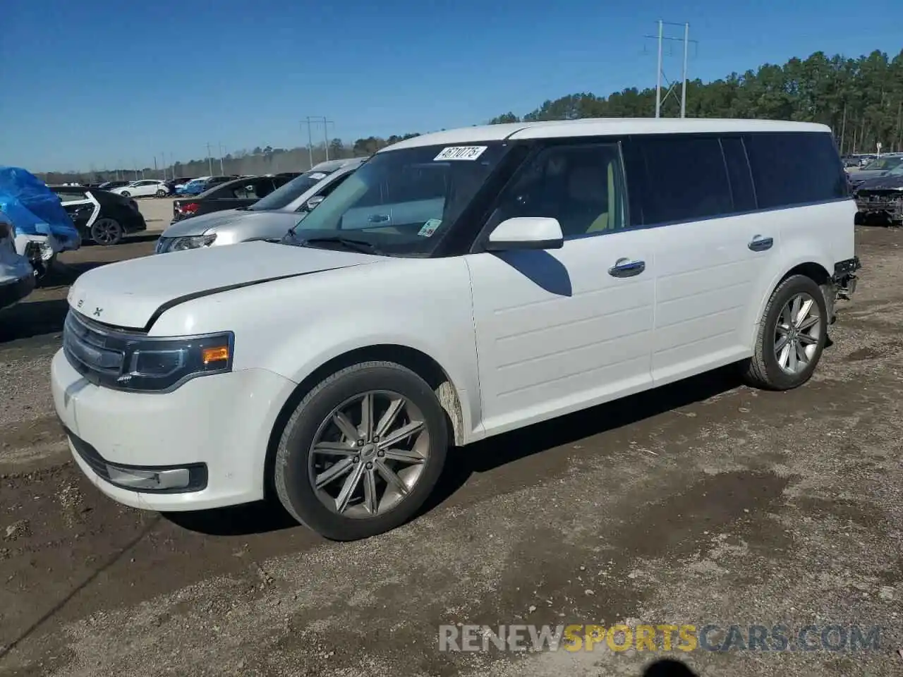 1 Photograph of a damaged car 2FMGK5D8XKBA03703 FORD FLEX 2019