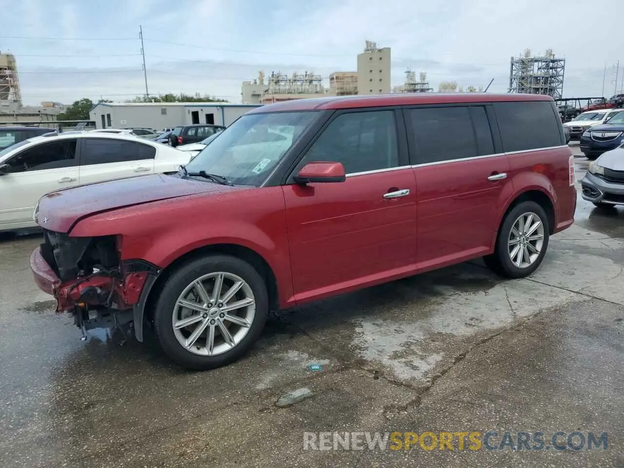 1 Photograph of a damaged car 2FMGK5D8XKBA08271 FORD FLEX 2019