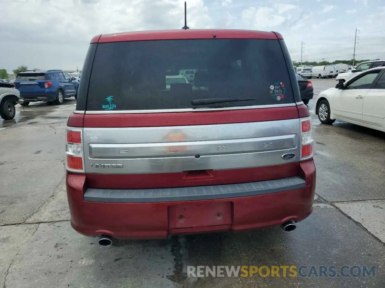 6 Photograph of a damaged car 2FMGK5D8XKBA08271 FORD FLEX 2019