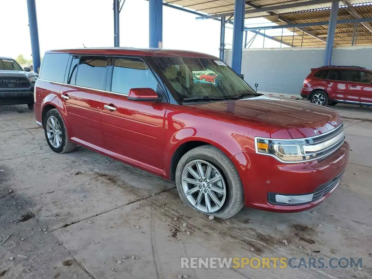 4 Photograph of a damaged car 2FMGK5D8XKBA20257 FORD FLEX 2019