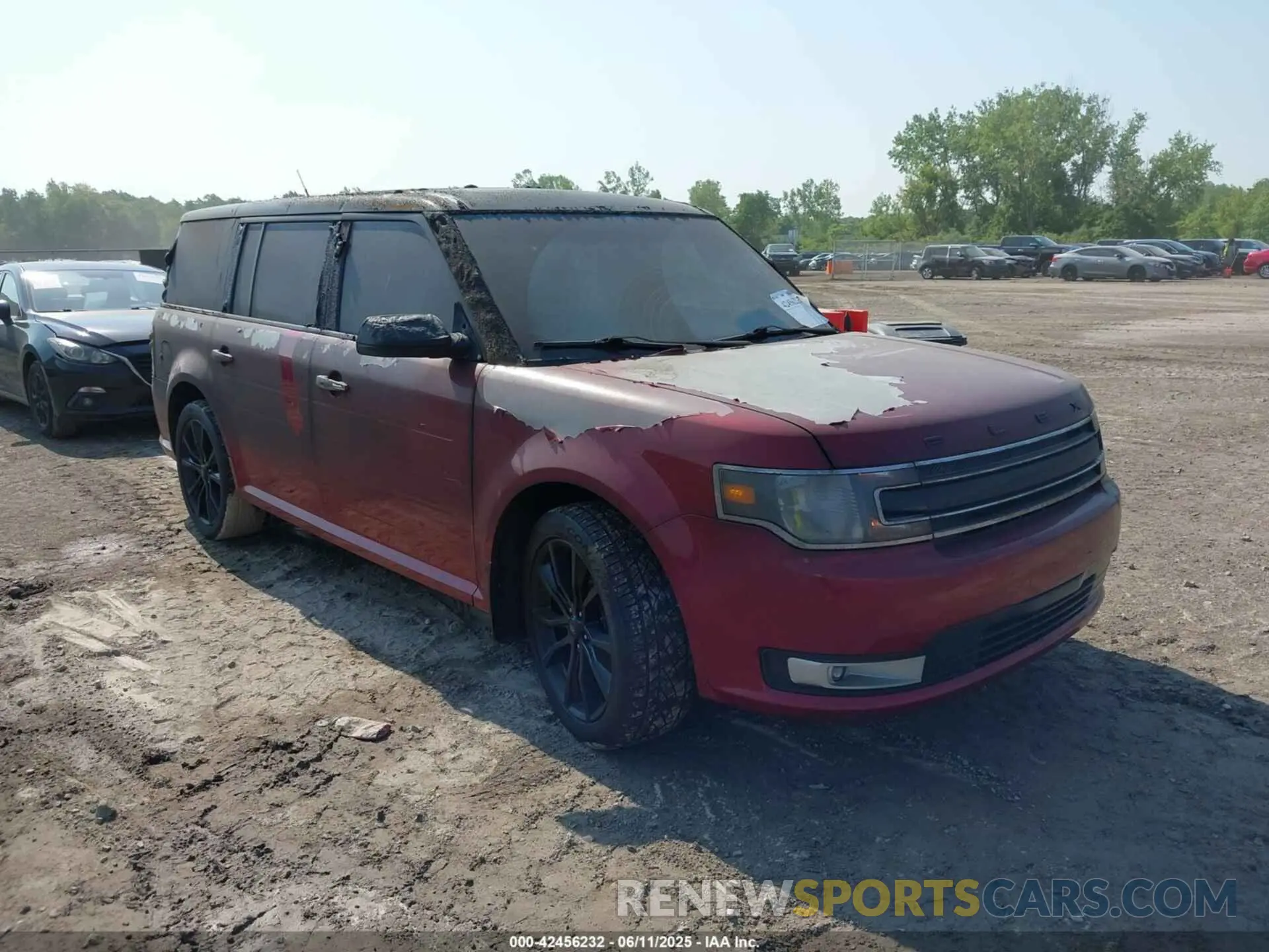 1 Photograph of a damaged car 2FMHK6C80KBA19663 FORD FLEX 2019