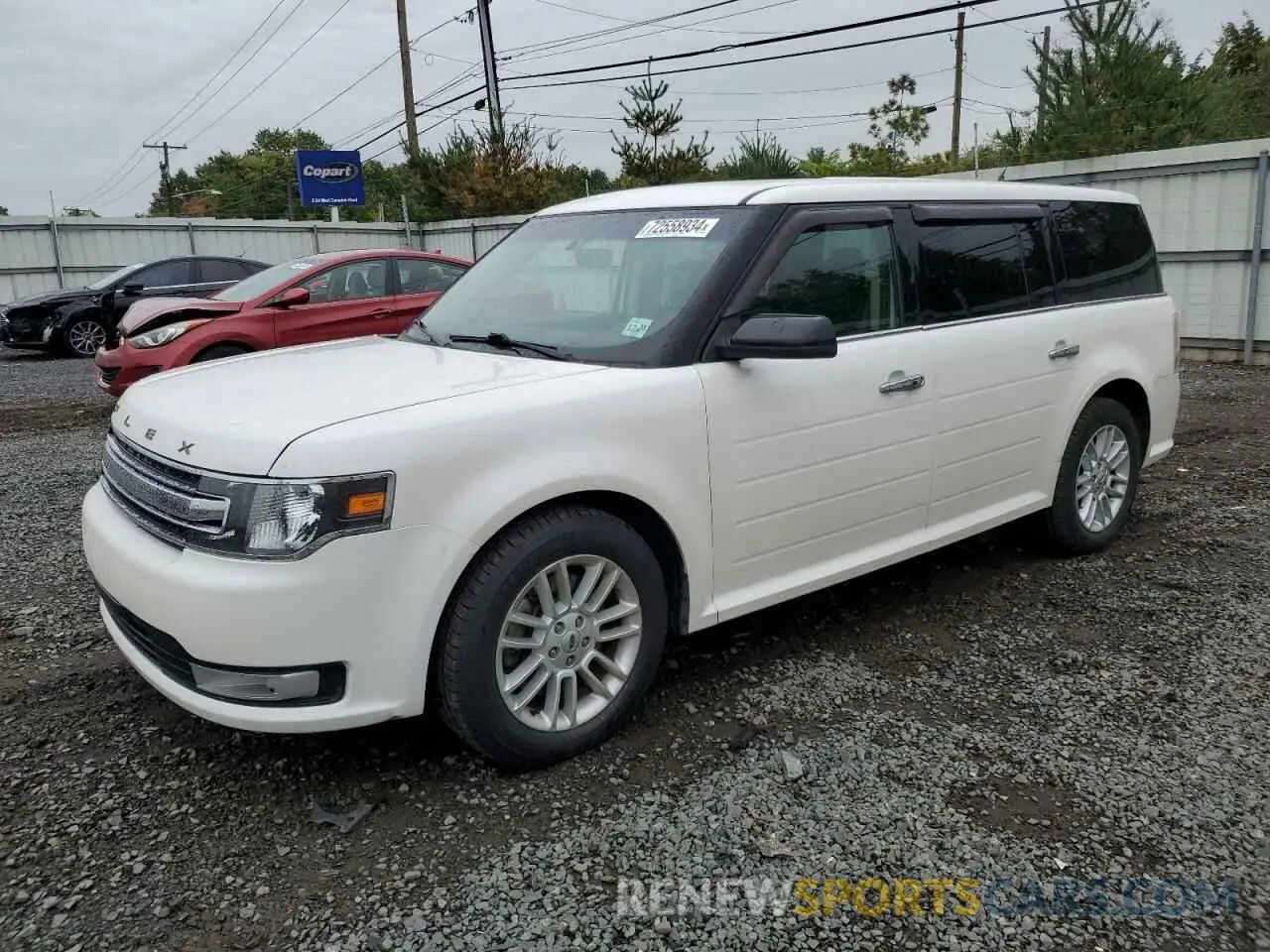 1 Photograph of a damaged car 2FMHK6C80KBA33899 FORD FLEX 2019