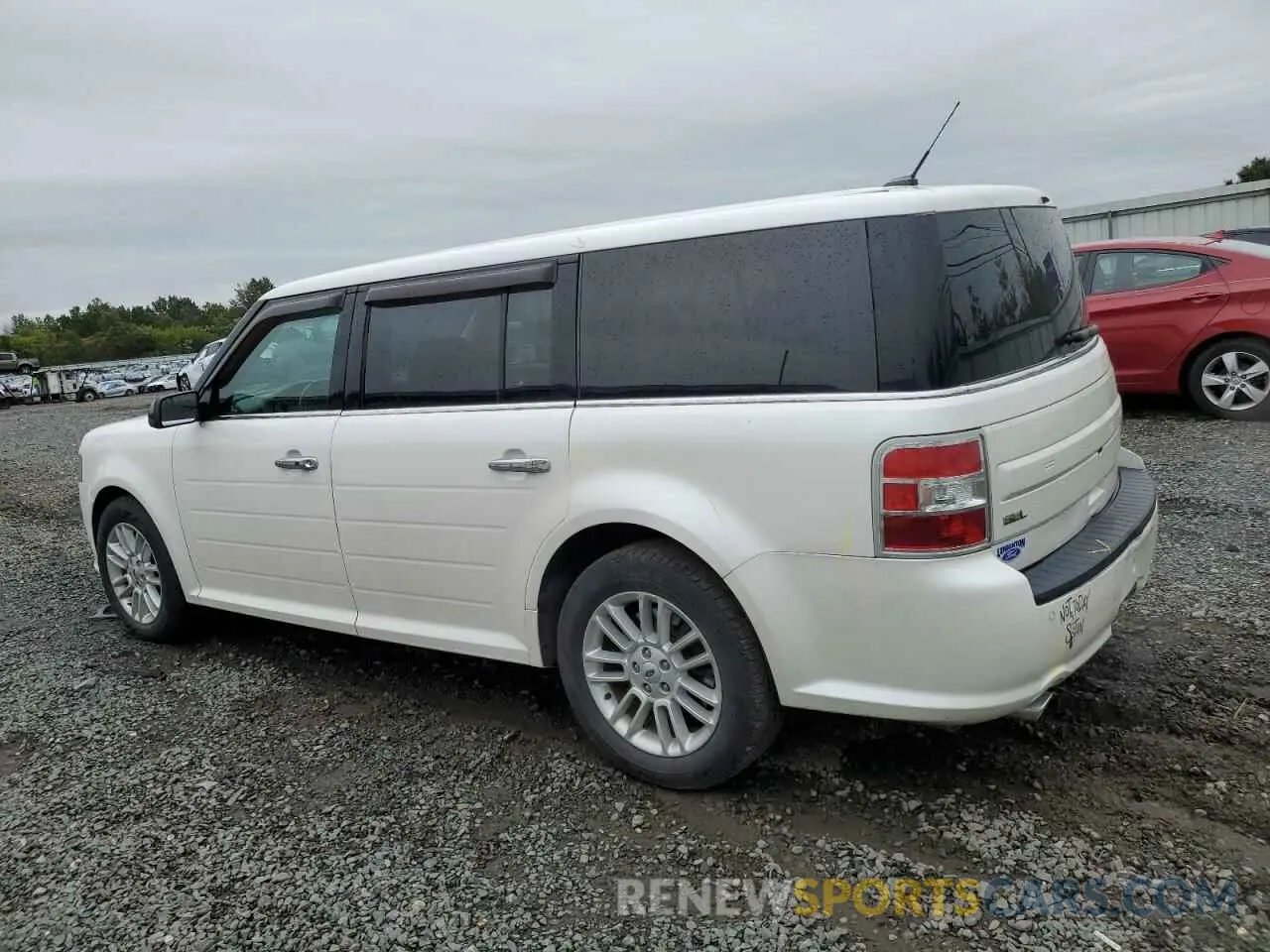 2 Photograph of a damaged car 2FMHK6C80KBA33899 FORD FLEX 2019
