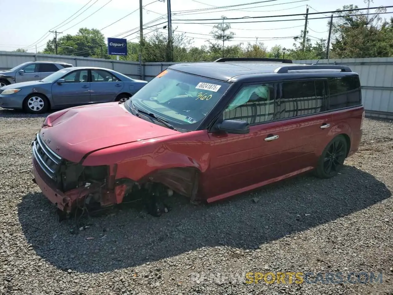 1 Photograph of a damaged car 2FMHK6C82KBA11306 FORD FLEX 2019