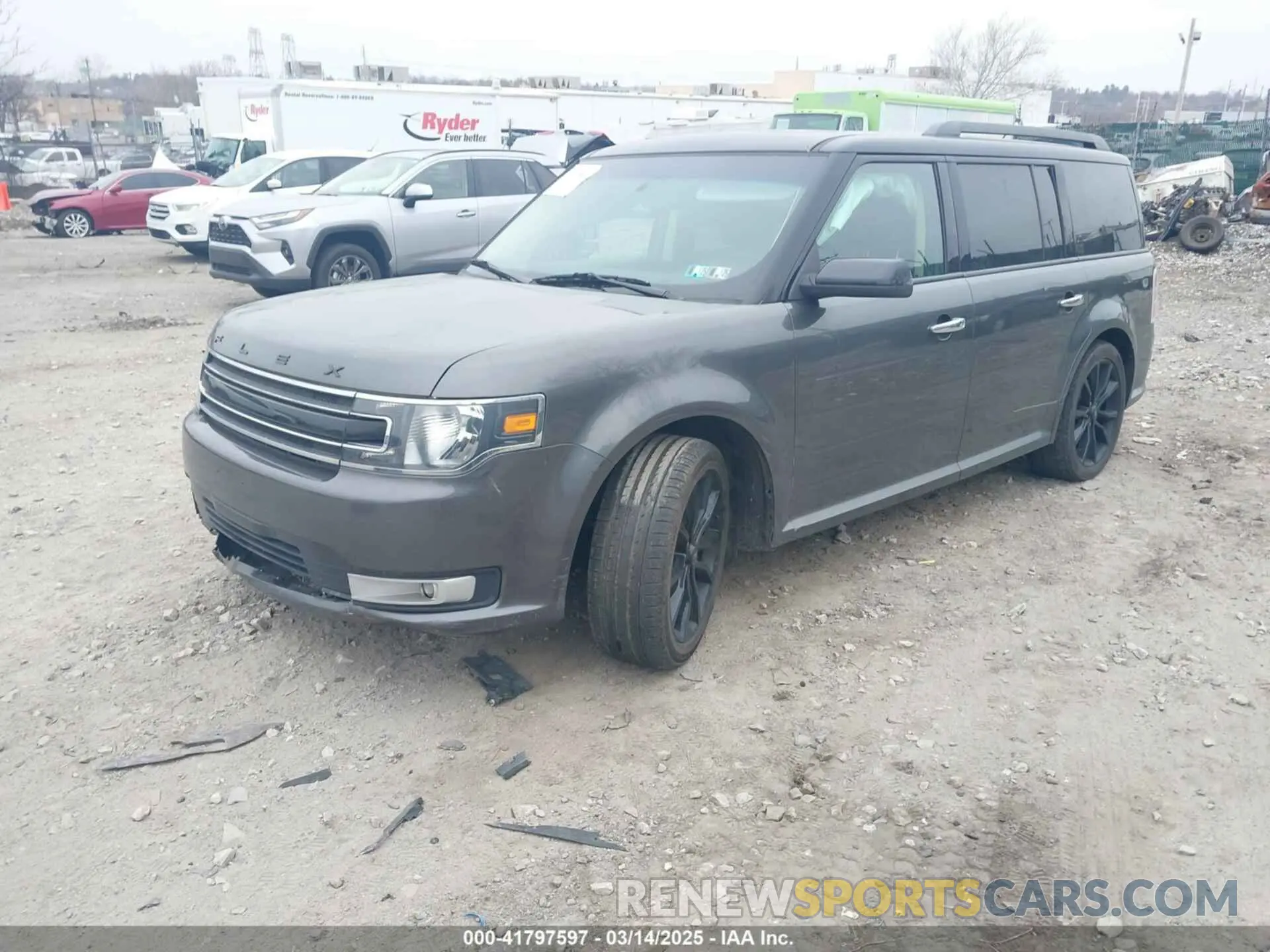2 Photograph of a damaged car 2FMHK6C83KBA10648 FORD FLEX 2019