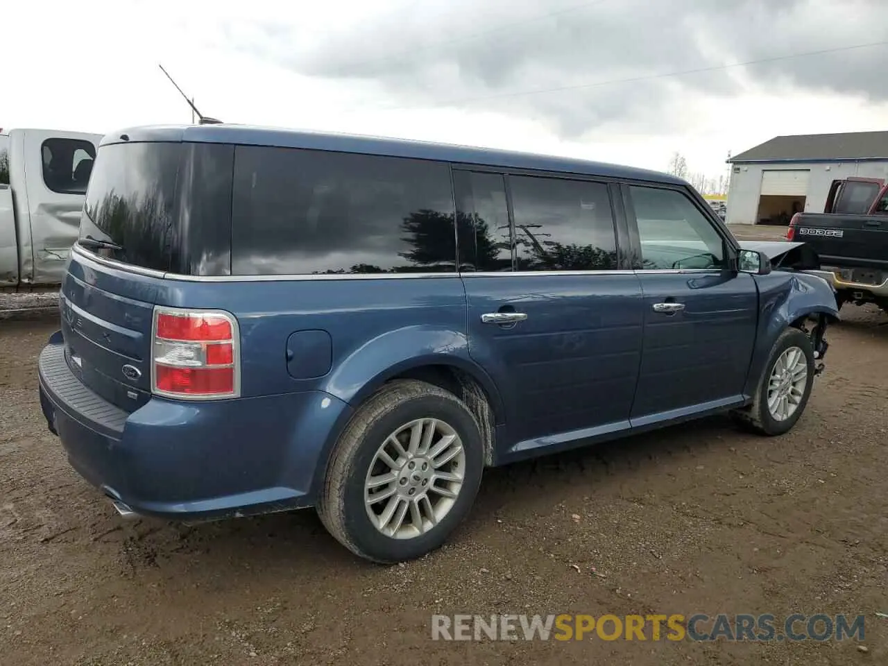 3 Photograph of a damaged car 2FMHK6C83KBA38465 FORD FLEX 2019