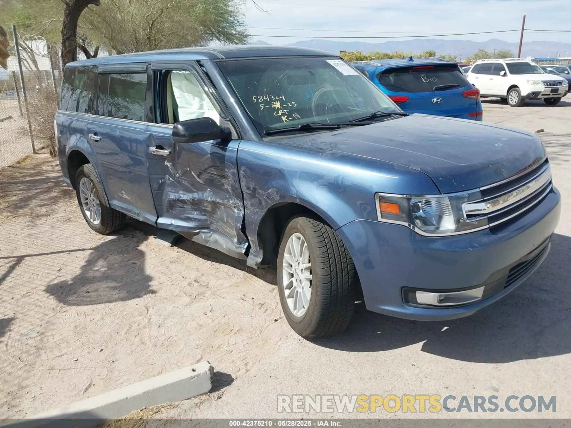 1 Photograph of a damaged car 2FMHK6C88KBA07373 FORD FLEX 2019