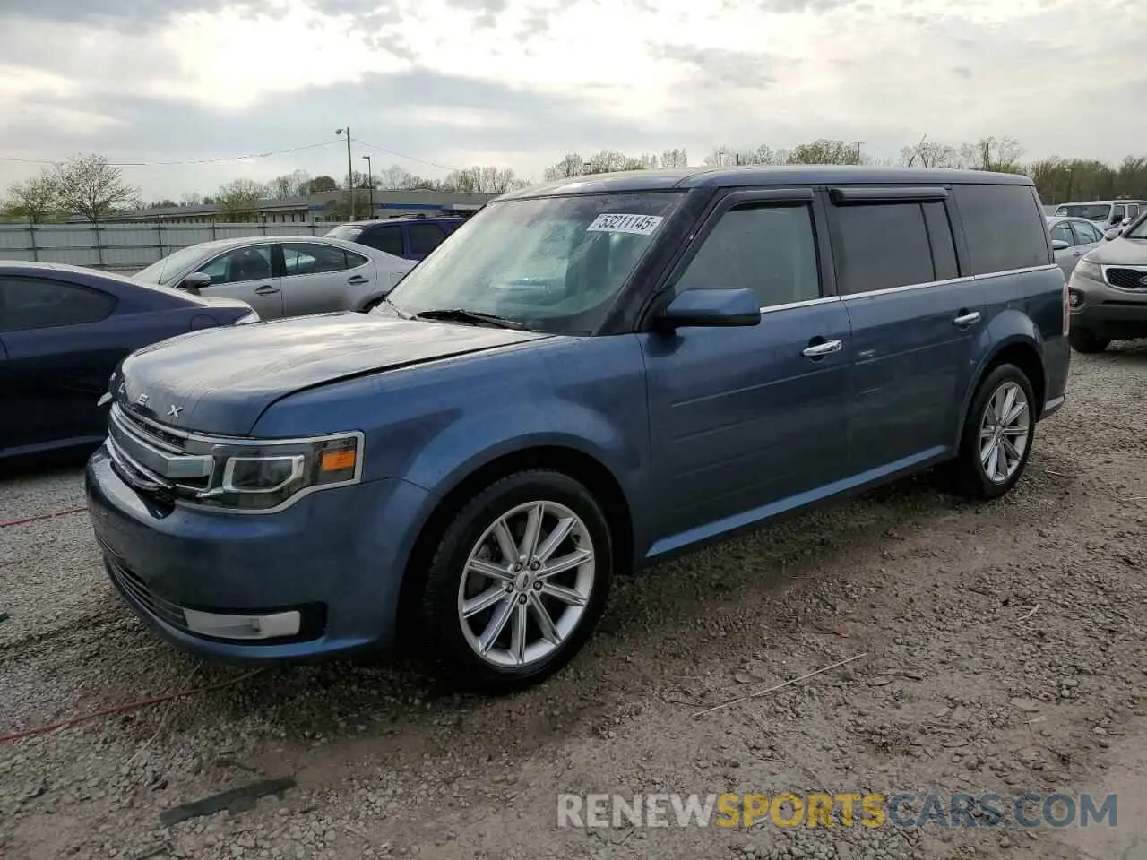 1 Photograph of a damaged car 2FMHK6D80KBA35229 FORD FLEX 2019