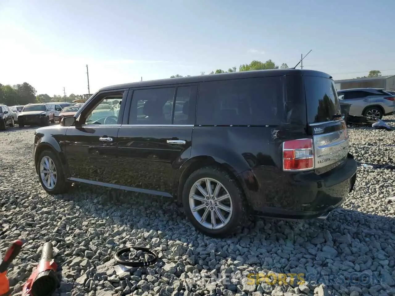 2 Photograph of a damaged car 2FMHK6D81KBA05589 FORD FLEX 2019