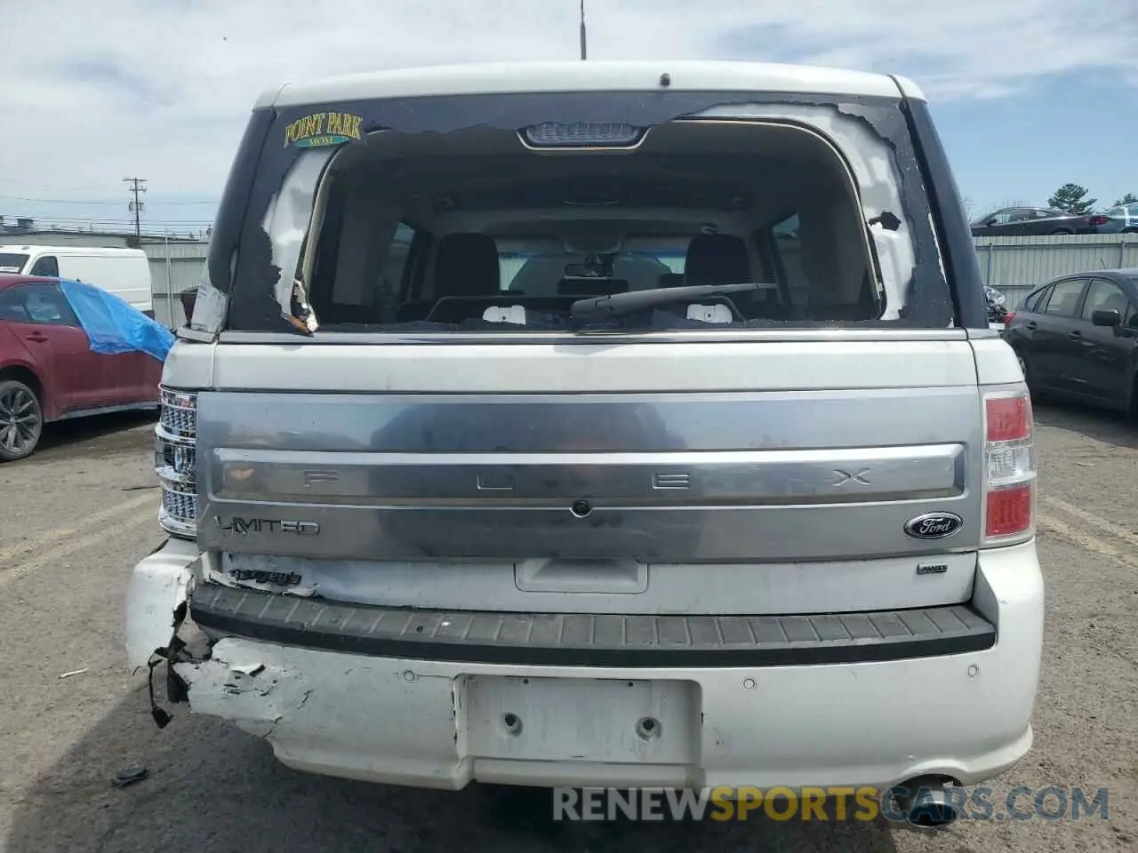 6 Photograph of a damaged car 2FMHK6D82KBA02779 FORD FLEX 2019