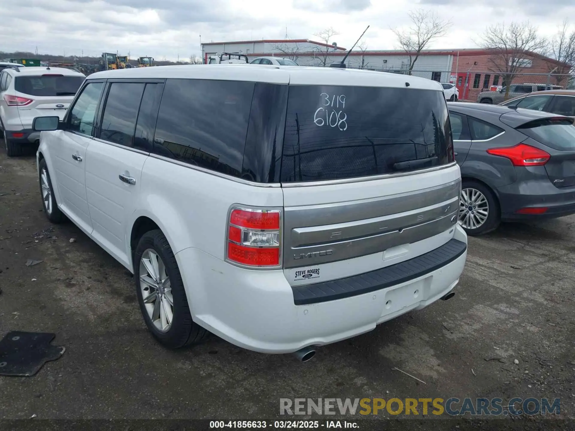 3 Photograph of a damaged car 2FMHK6D84KBA36108 FORD FLEX 2019