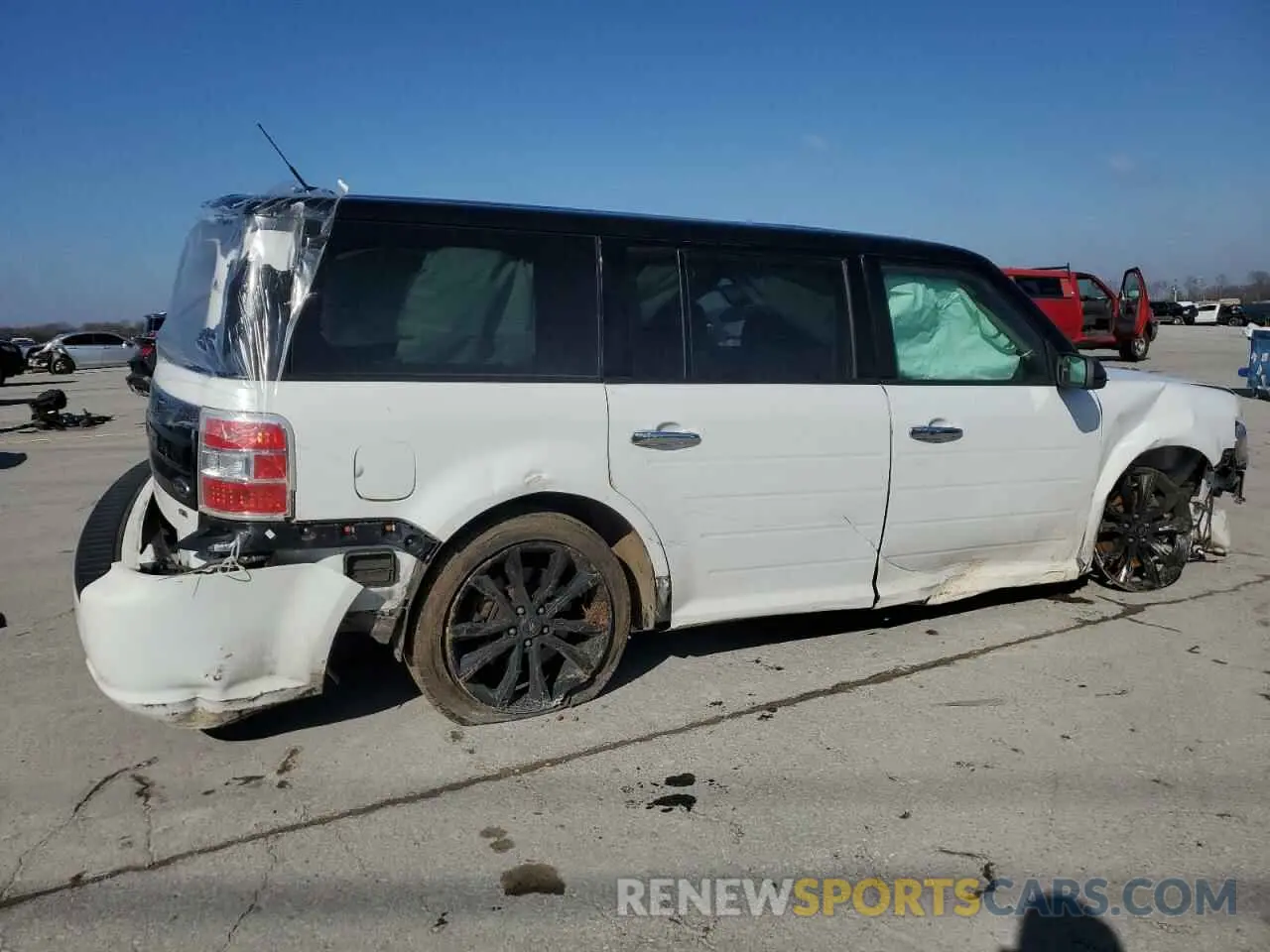 3 Photograph of a damaged car 2FMHK6D85KBA16885 FORD FLEX 2019
