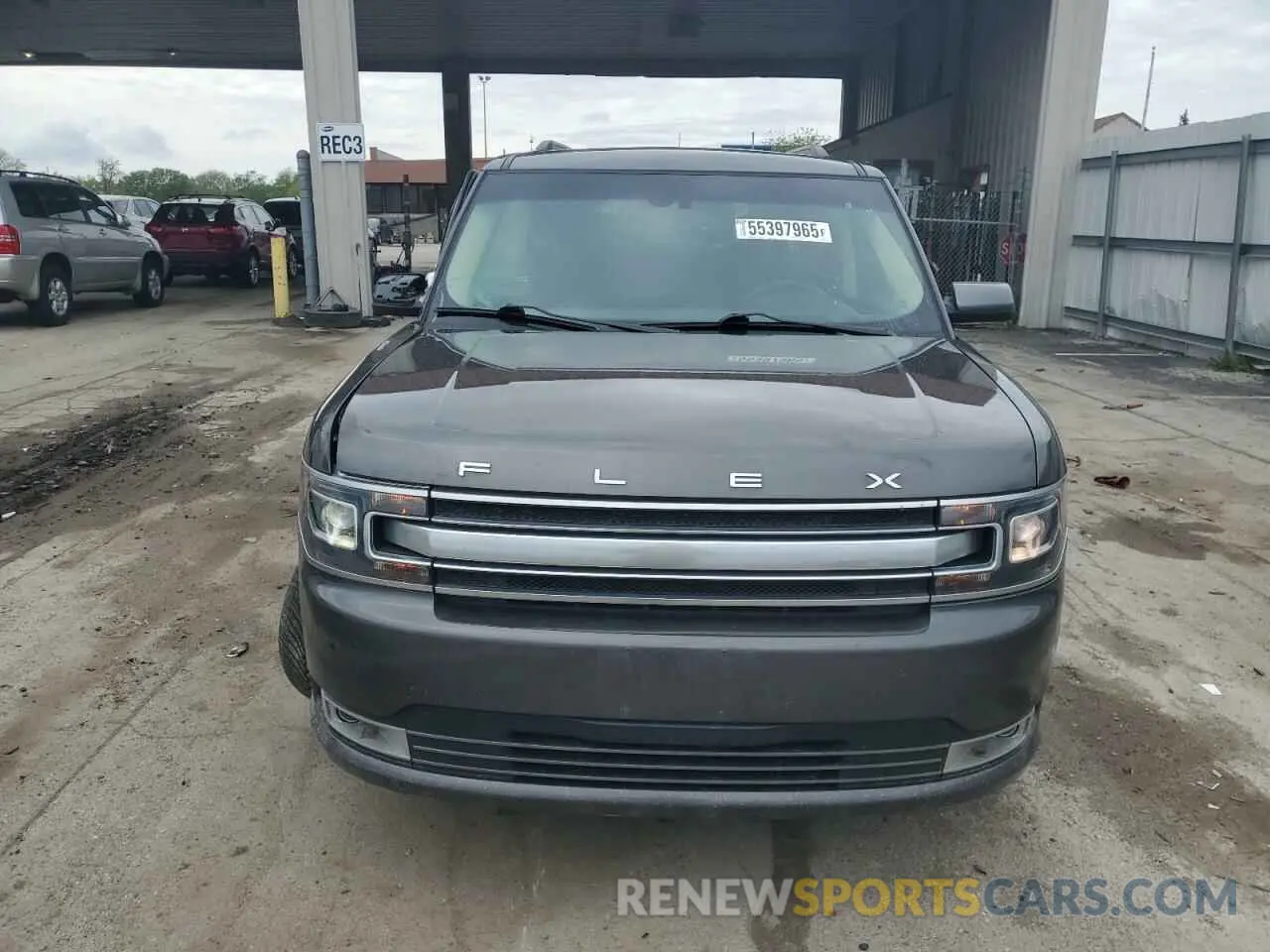 5 Photograph of a damaged car 2FMHK6D86KBA27216 FORD FLEX 2019