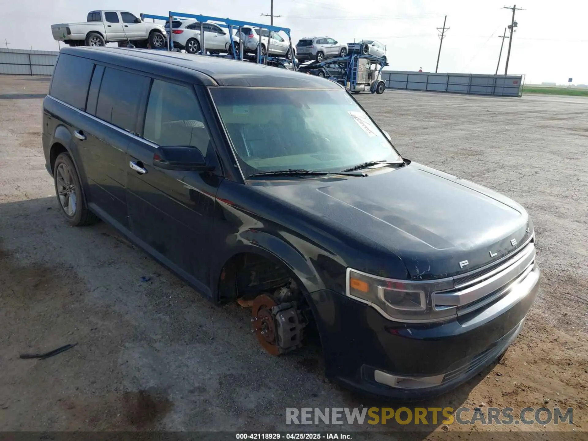 1 Photograph of a damaged car 2FMHK6D88KBA03323 FORD FLEX 2019